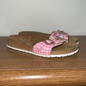 Disney x Birkenstock Women’s Sandals | Size 5 W | Pink and White